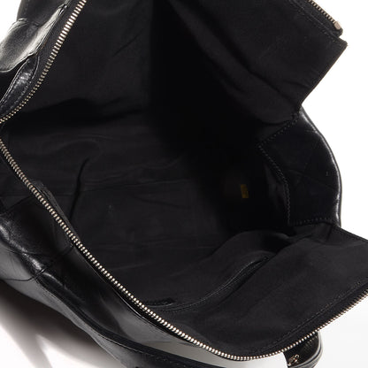 Chanel Calfskin CC Chevron All Day Long CC Bag Black 5 of 7
