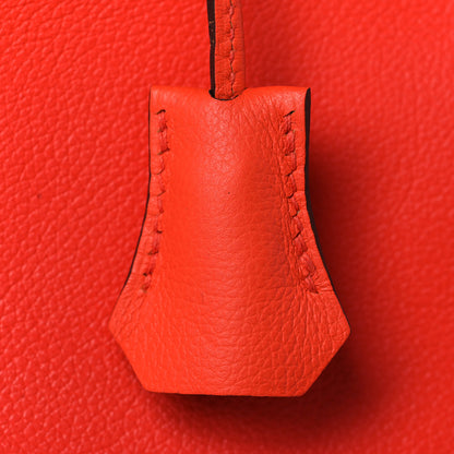 Hermes Evercolor Kelly Retourne 28 Orange Poppy 34 of 41