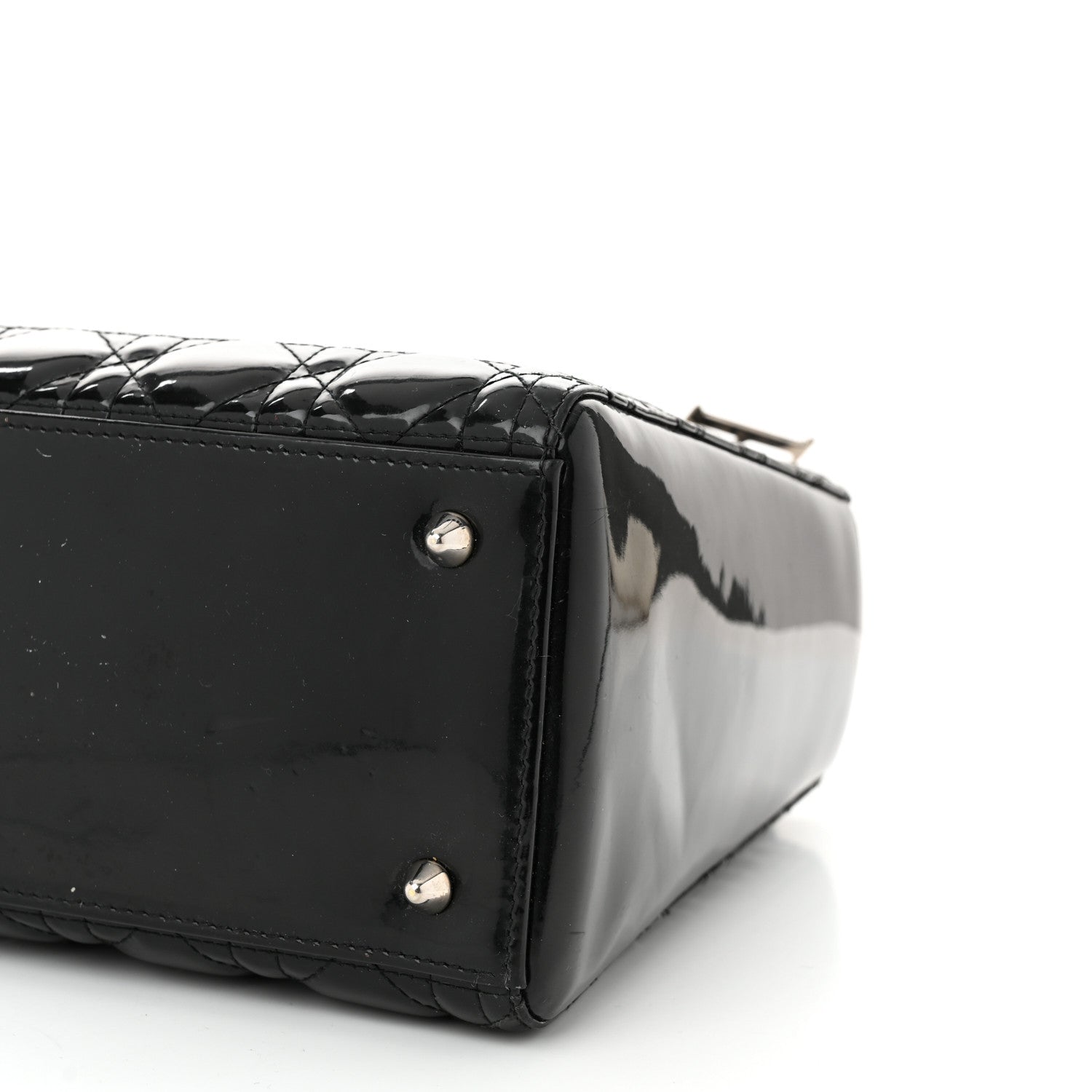 Christian Dior Patent Cannage Medium Lady Dior Black 10 of 10