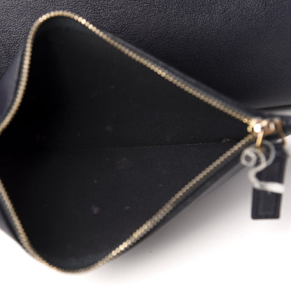 Saint Laurent Calfskin Large Shopping Tote Navy 16 of 20