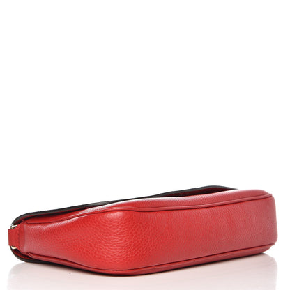 Gucci Pebbled Calfskin Medium Soho Flap Crossbody Tabasco Red 4 of 8