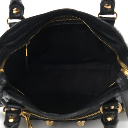 Balenciaga Agneau Giant 12 Gold Hardware Mini City Black 5 of 17