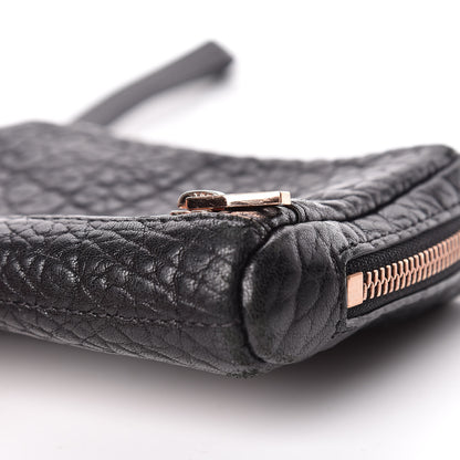 Alexander Wang Pebbled Lambskin Large Fumo Clutch Black 10 of 12