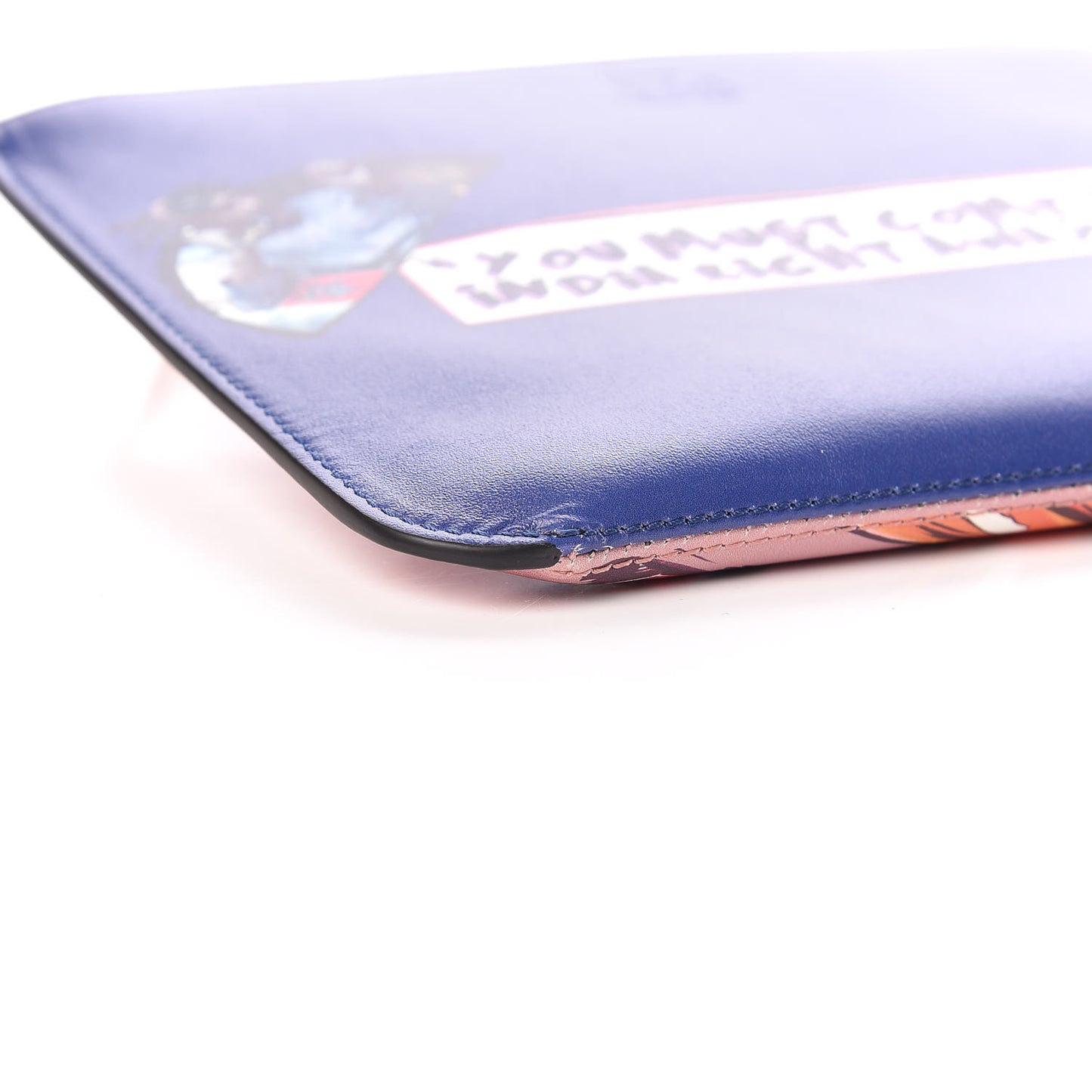 Calfskin Loubicute Sabyloubi Zip Pouch Multicolor