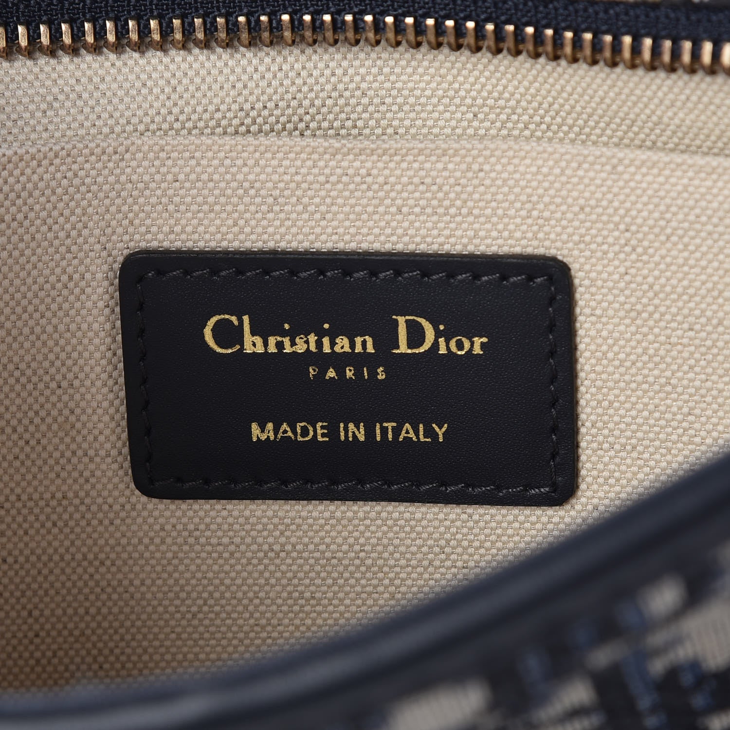 Christian Dior Oblique Diorquake Clutch Blue 6 of 8