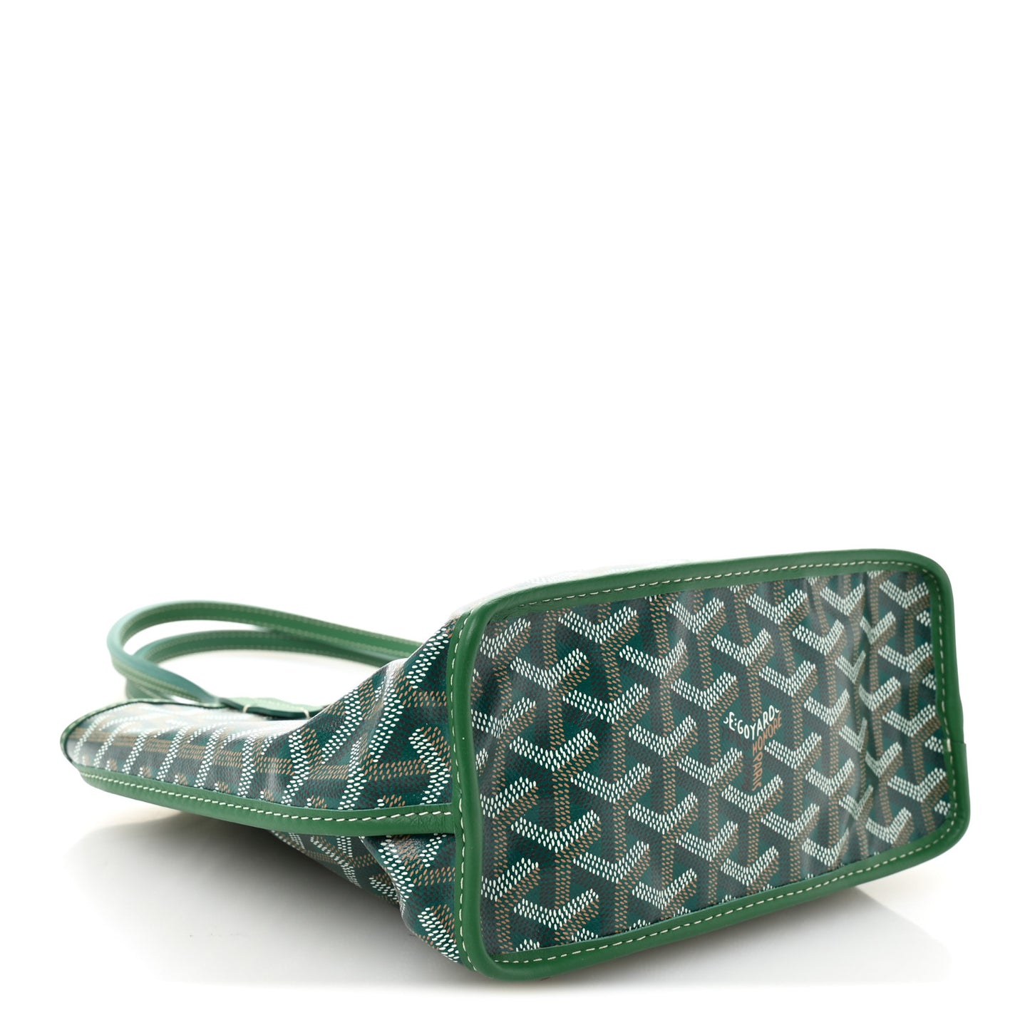 Goyardine Reversible Mini Anjou Green