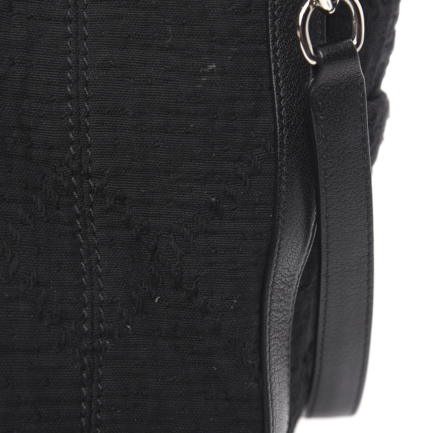 Canvas Small Double Face Tote Black