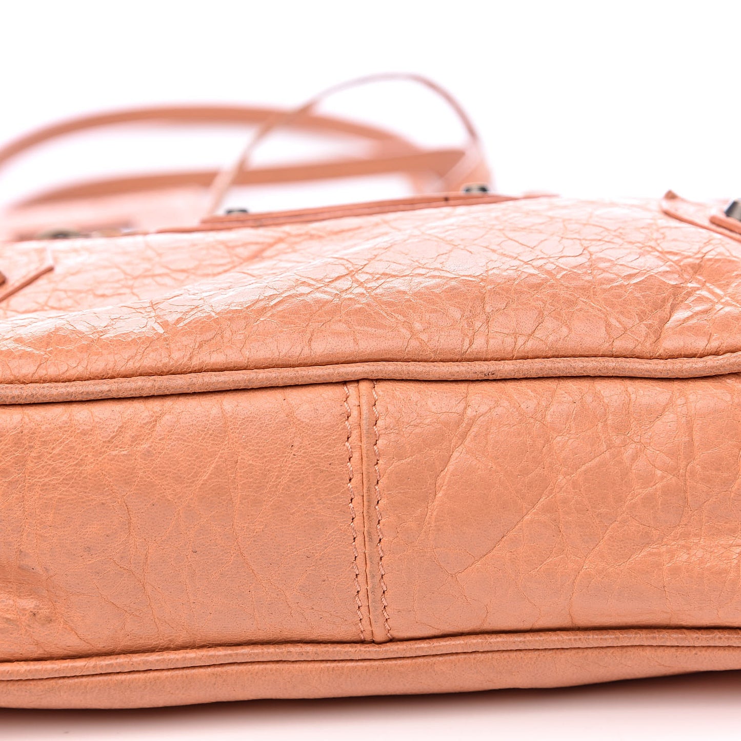 Agneau Classic Hardware Hip Rose Blush