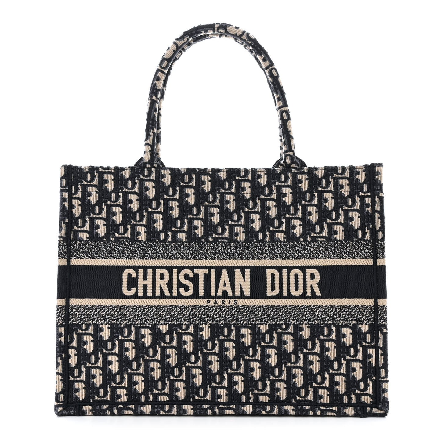 Oblique Medium Book Tote Blue Multicolor