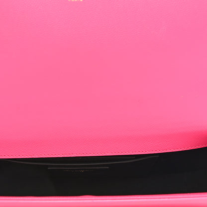 Saint Laurent Grain De Poudre Classic Monogram Cassandre Clutch Lipstick Fuchsia 5 of 12