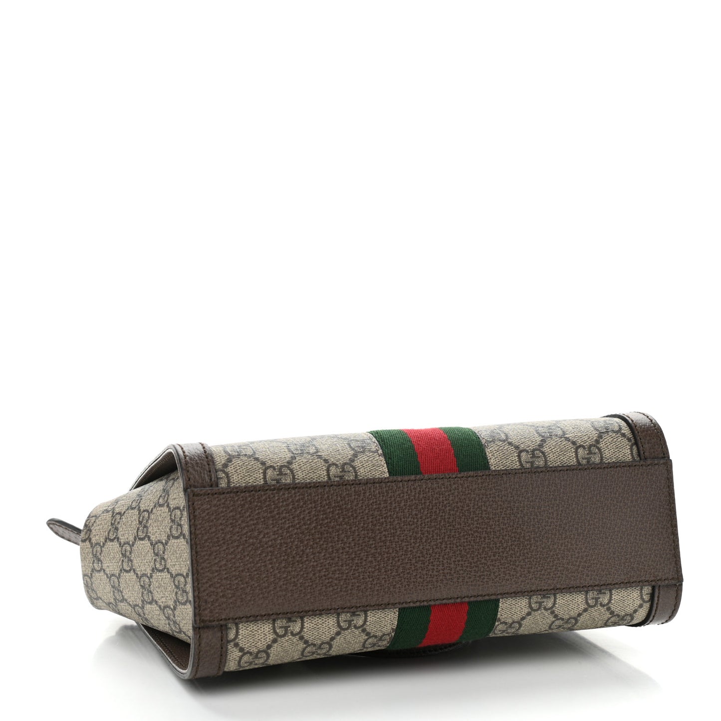 GG Supreme Monogram Small Ophidia Tote Bag Brown
