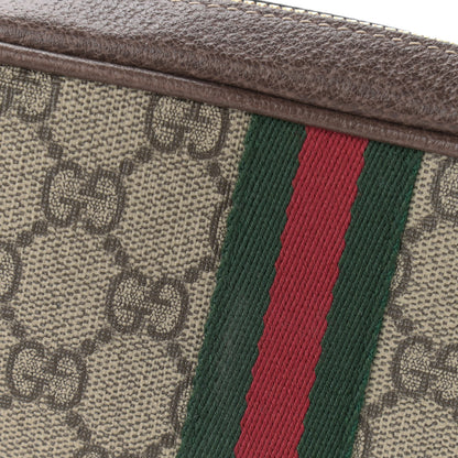 Gucci GG Supreme Monogram Web Mini Ophidia Shoulder Bag Brown 11 of 11