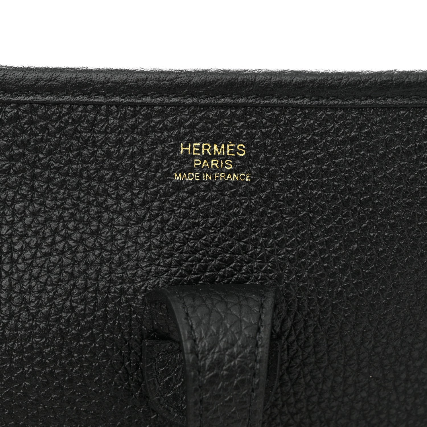Hermes Taurillon Clemence Evelyne III PM Black 6 of 11