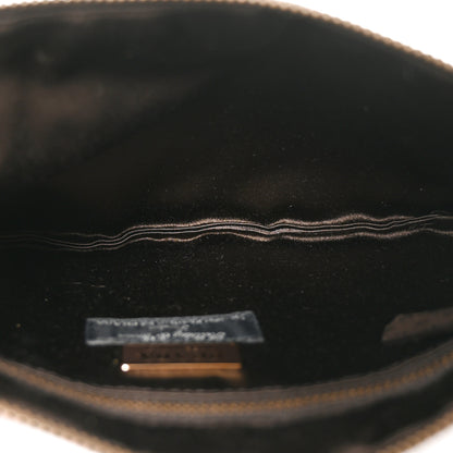 Prada X HOLLIDAY & BROWN Tessuto Nylon Quilted Pochette Bag Brown Multicolor 4 of 8