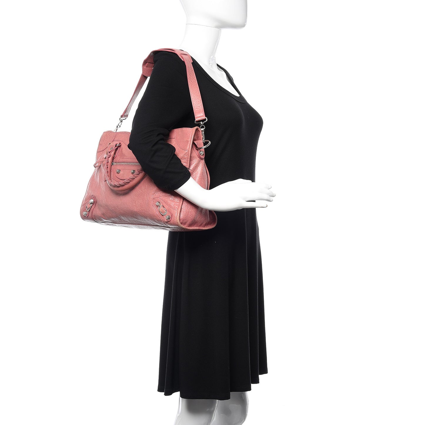 Agneau Giant 12 Silver Hardware City Rose Bruyere