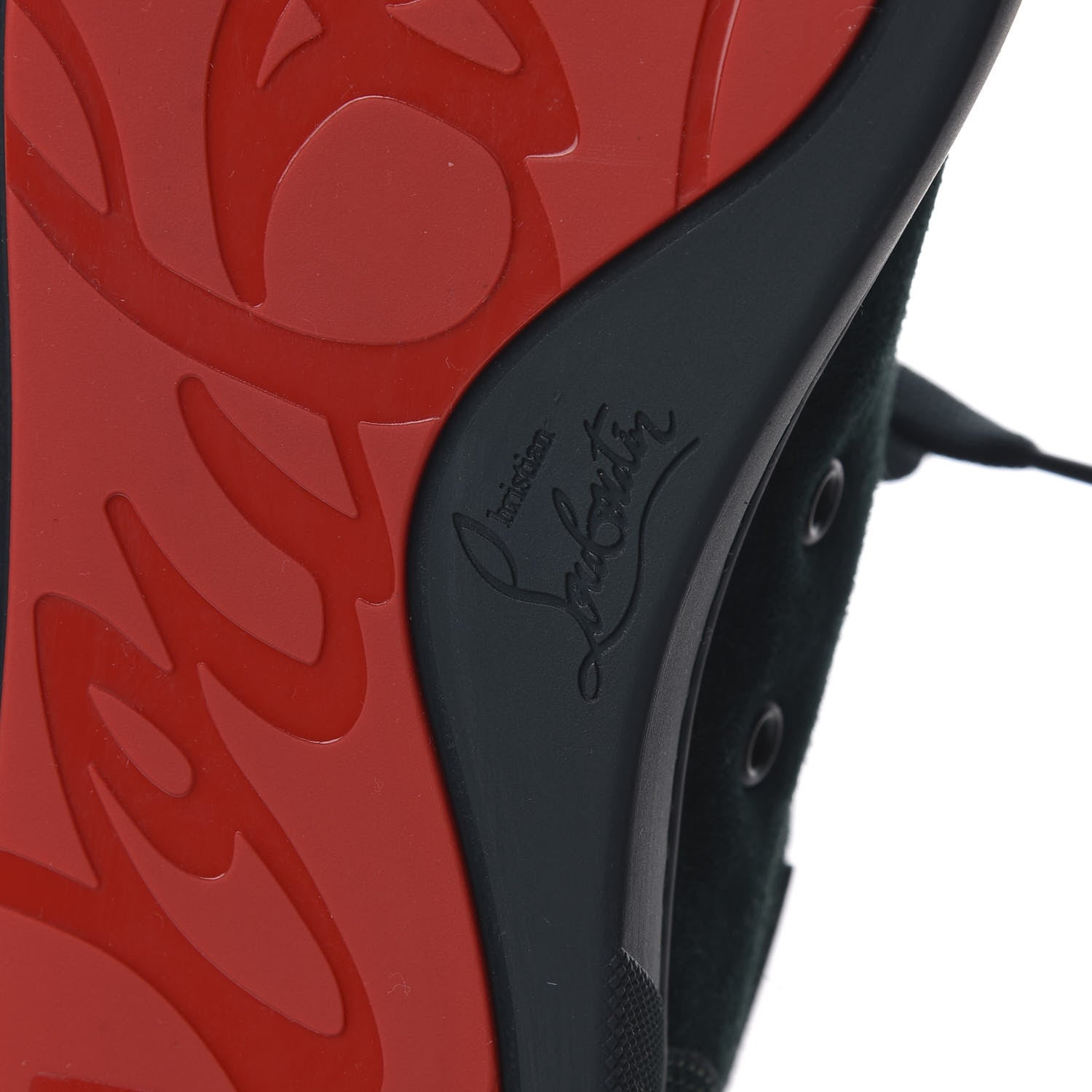 Christian Louboutin Veau Velours Mens New Lou Degra Flat Sneakers 41.5 Ivy 6 of 7