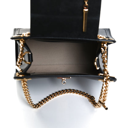 Chloe Shiny Calfskin Mini Annie Shoulder Bag Black 9 of 14
