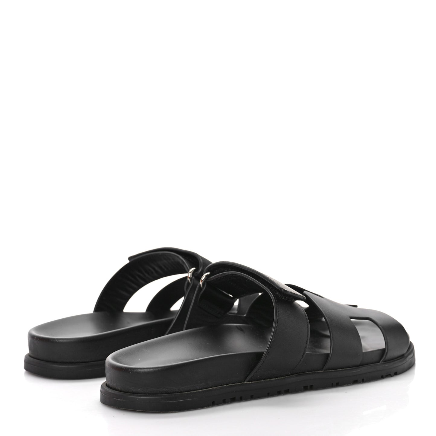 Calfskin Womens Chypre Sandals 38 Black
