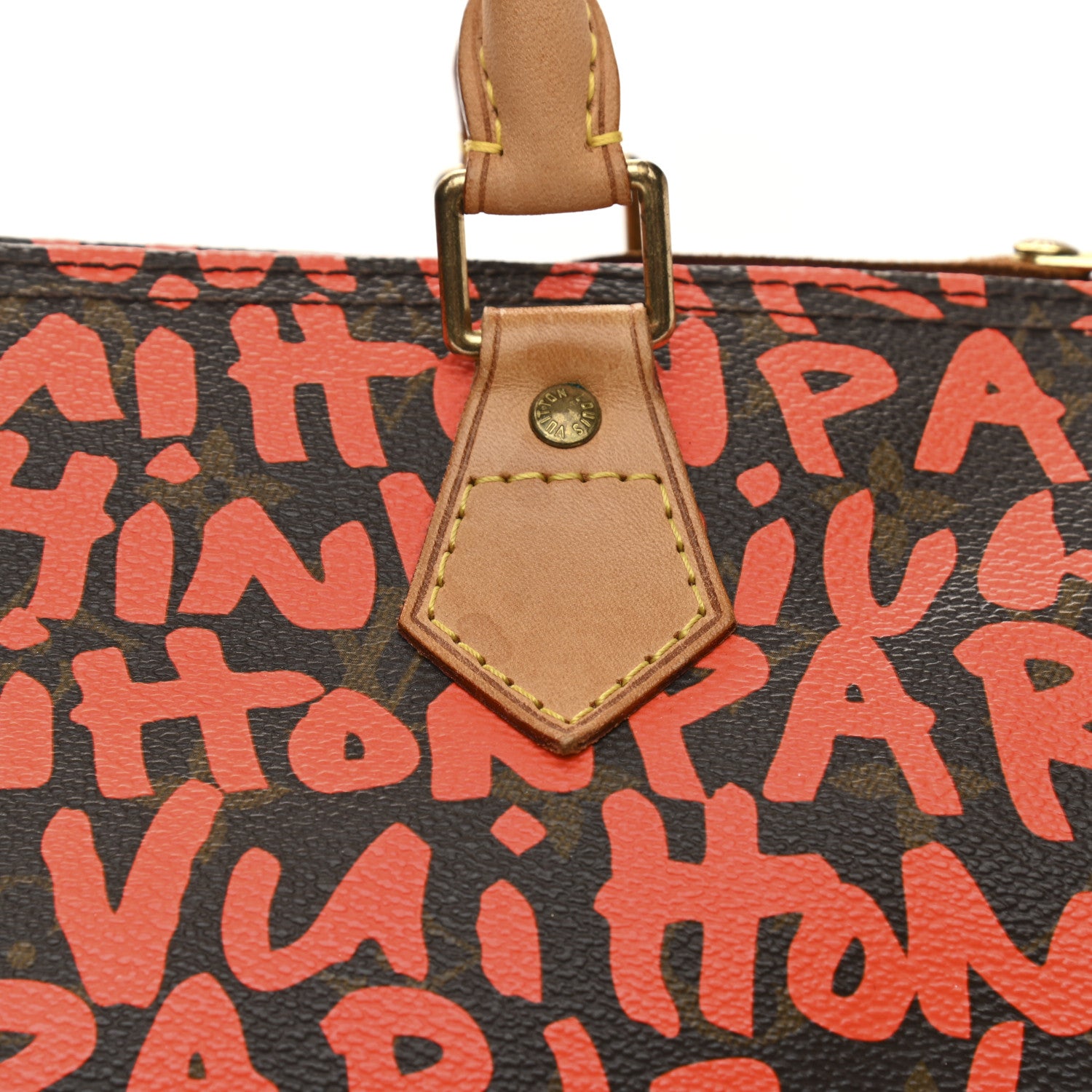 Louis Vuitton Monogram Graffiti Speedy 30 Orange 12 of 12