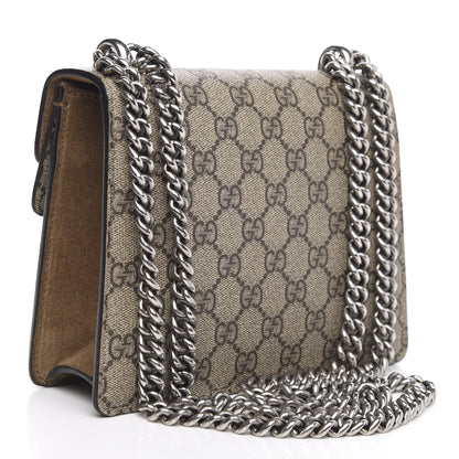Gucci GG Supreme Monogram Mini Dionysus Shoulder Bag Taupe 3 of 13