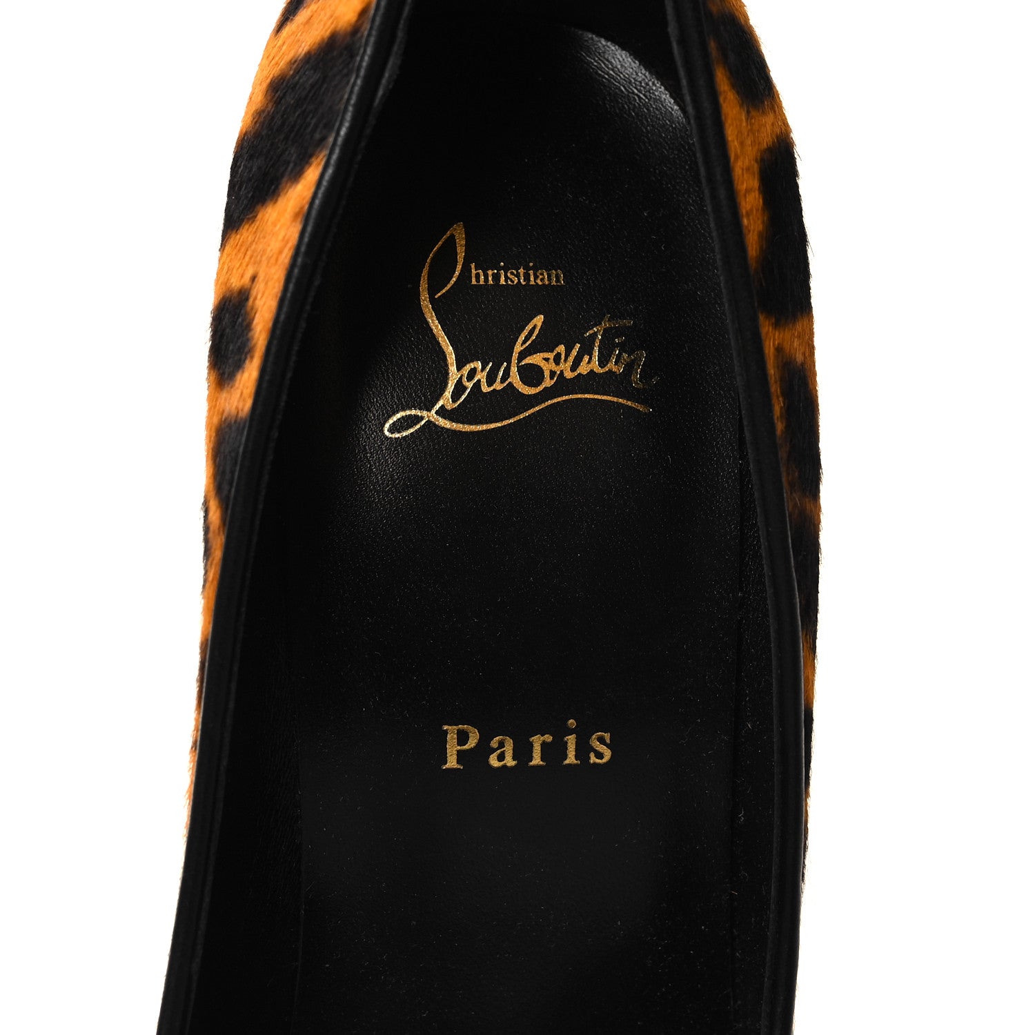 Christian Louboutin Calf Hair Leopard Kate 100 Pumps 38 Spicy 7 of 8