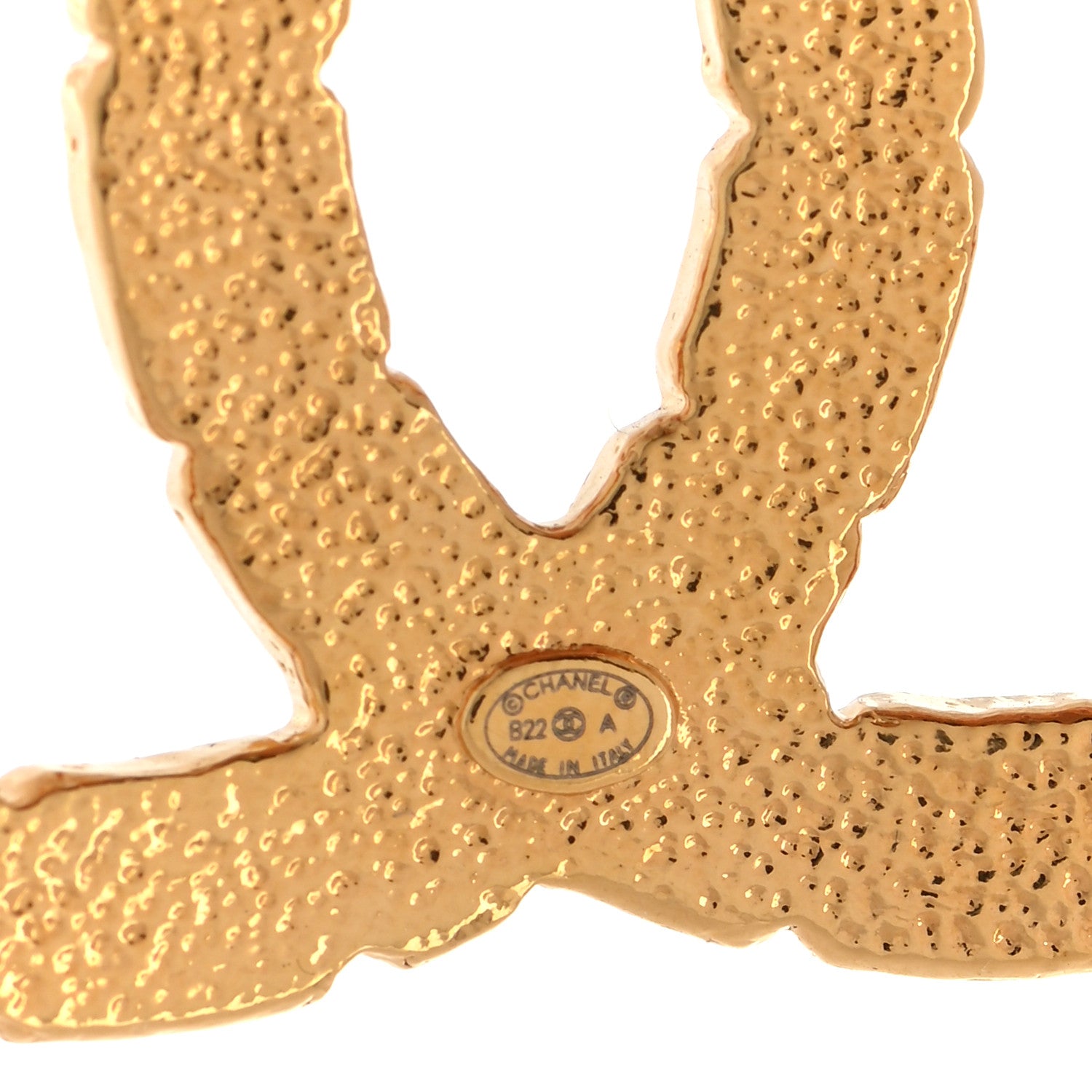 Chanel CC Brooch Gold 4 of 4