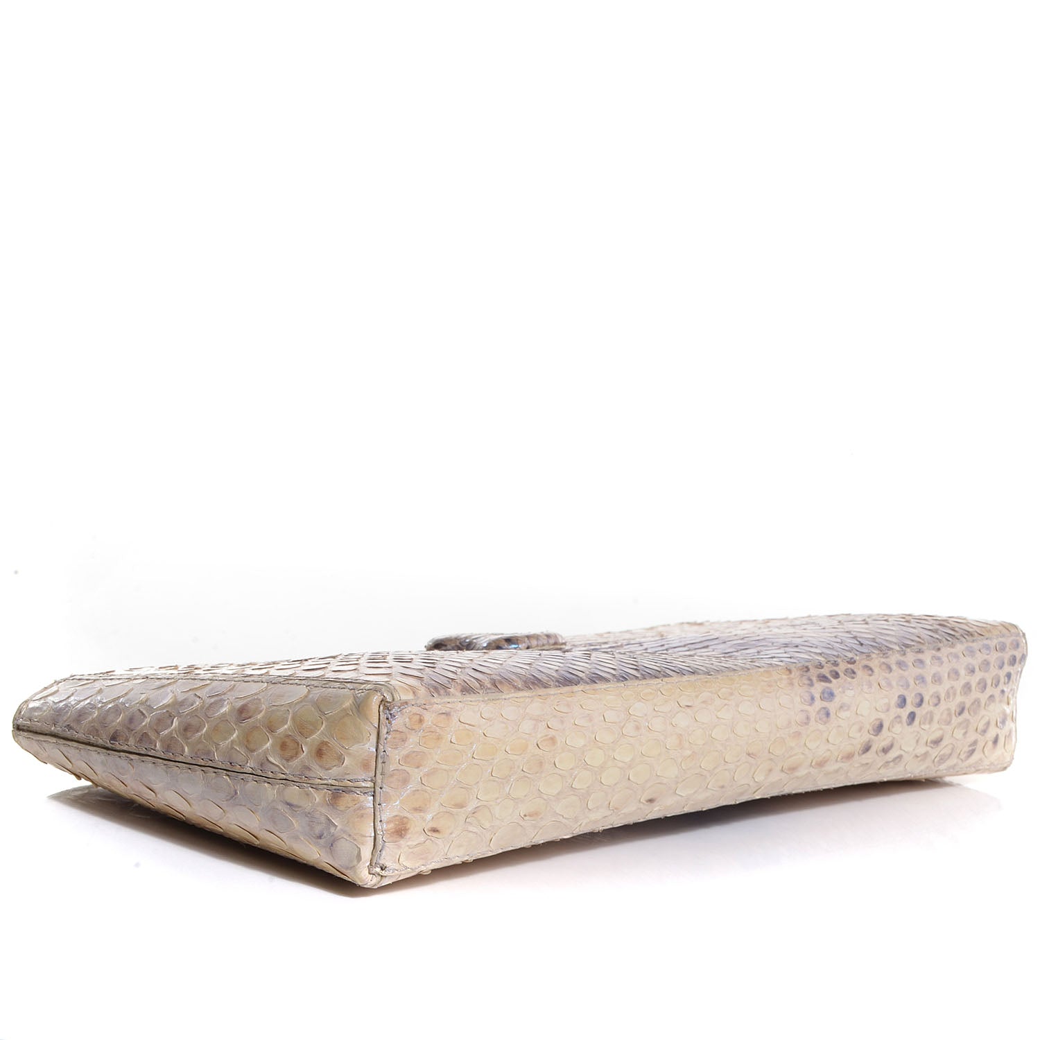 Nancy Gonzalez Iridescent Python Clutch 4 of 7