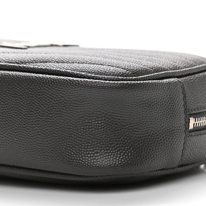 Saint Laurent Grain De Poudre Matelasse Monogram Mini Lou Camera Bag Asphalt 6 of 11