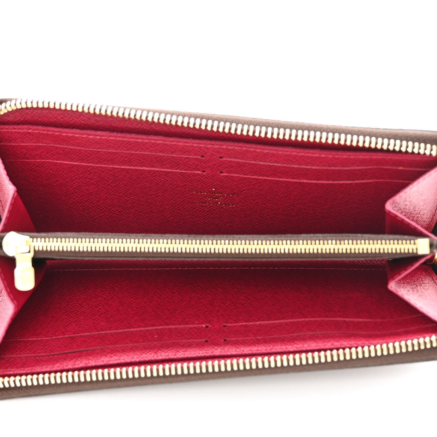 LOUIS VUITTON Monogram Clemence Wallet Fuchsia
