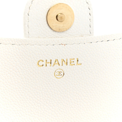 Chanel Lambskin Quilted Flap Phone Holder With Chain White 8 of 17