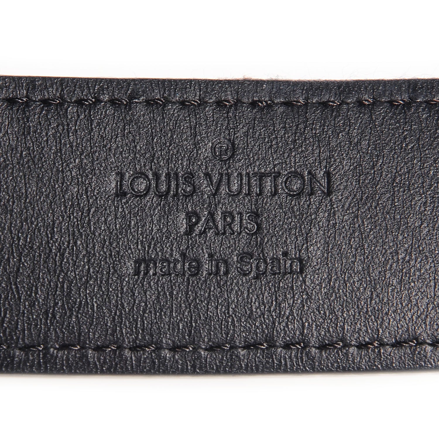 Louis Vuitton Damier Graphite Ceinture Force Belt 85 34 4 of 7