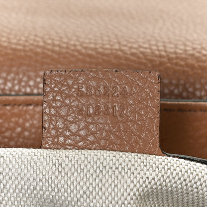 Gucci Pebbled Calfskin Medium Soho Flap Crossbody Camelia 7 of 13