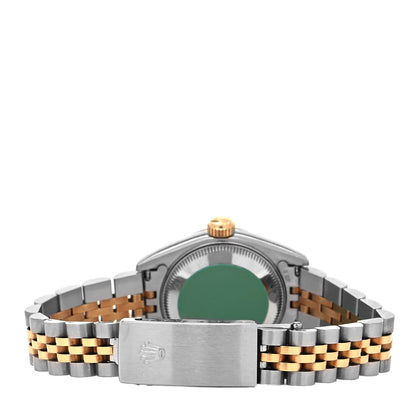 Rolex Stainless Steel 18K Yellow Gold Diamond 26mm Oyster Perpetual Datejust Watch Champagne 69173 3 of 4