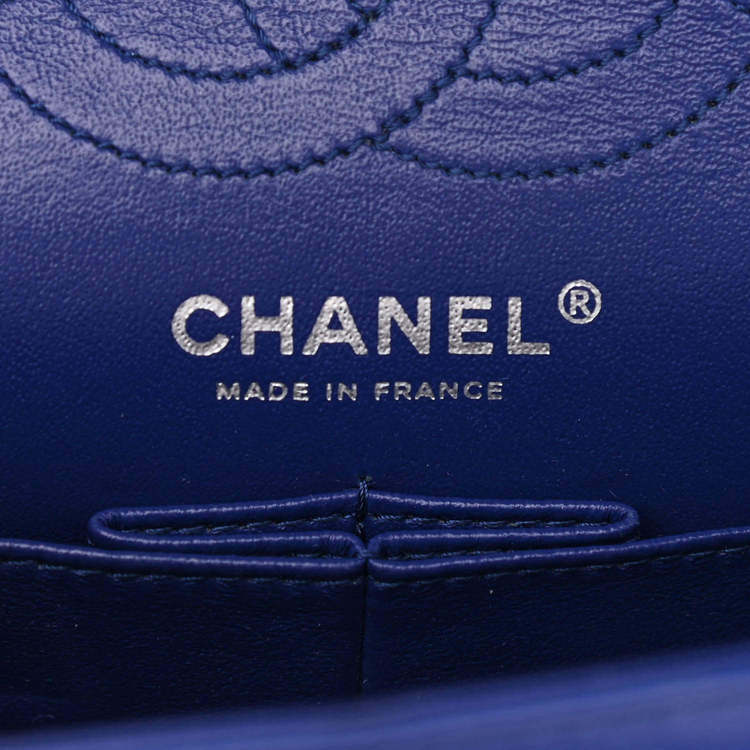 Chanel Caviar Patent 2.55 Reissue Flap 224 Blue 6 of 12