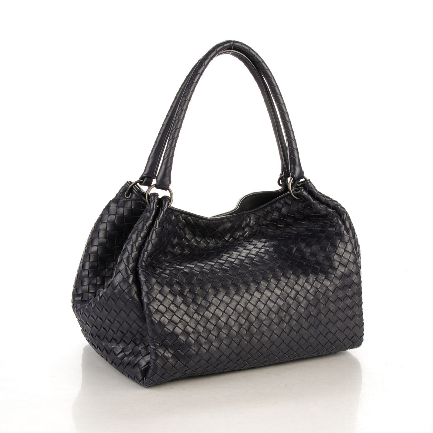 Nappa Intrecciato Parachute Bag Tourmaline