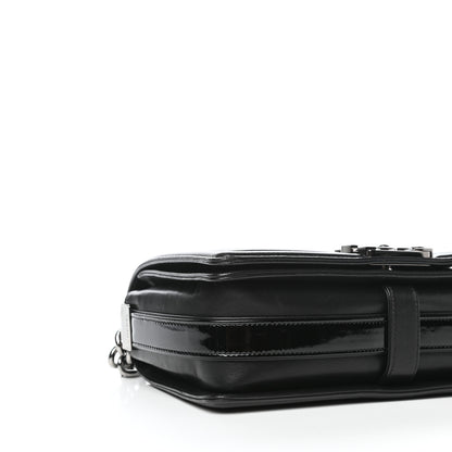 Chanel Sheepskin Braided Medium Boy Reverso Flap Black 8 of 10