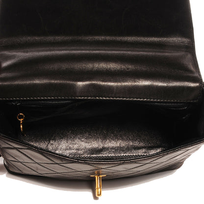 Chanel Lambskin Small Shoulder Flap Bag Black 8 of 8