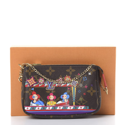 Louis Vuitton Monogram 2020 Christmas Animation Bumper Cars Mini Pochette Accessories Coquelicot 7 of 7