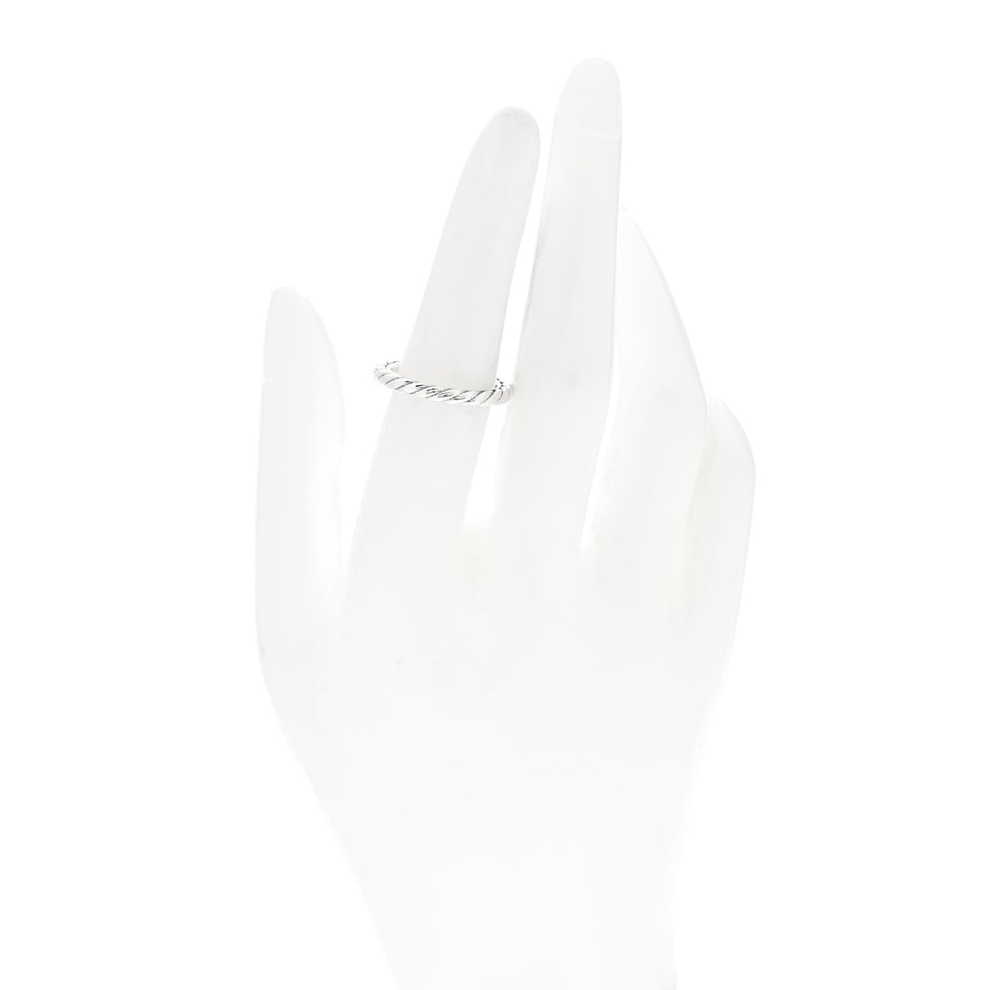 Sterling Silver Cable Classics Band Ring 53 6.25