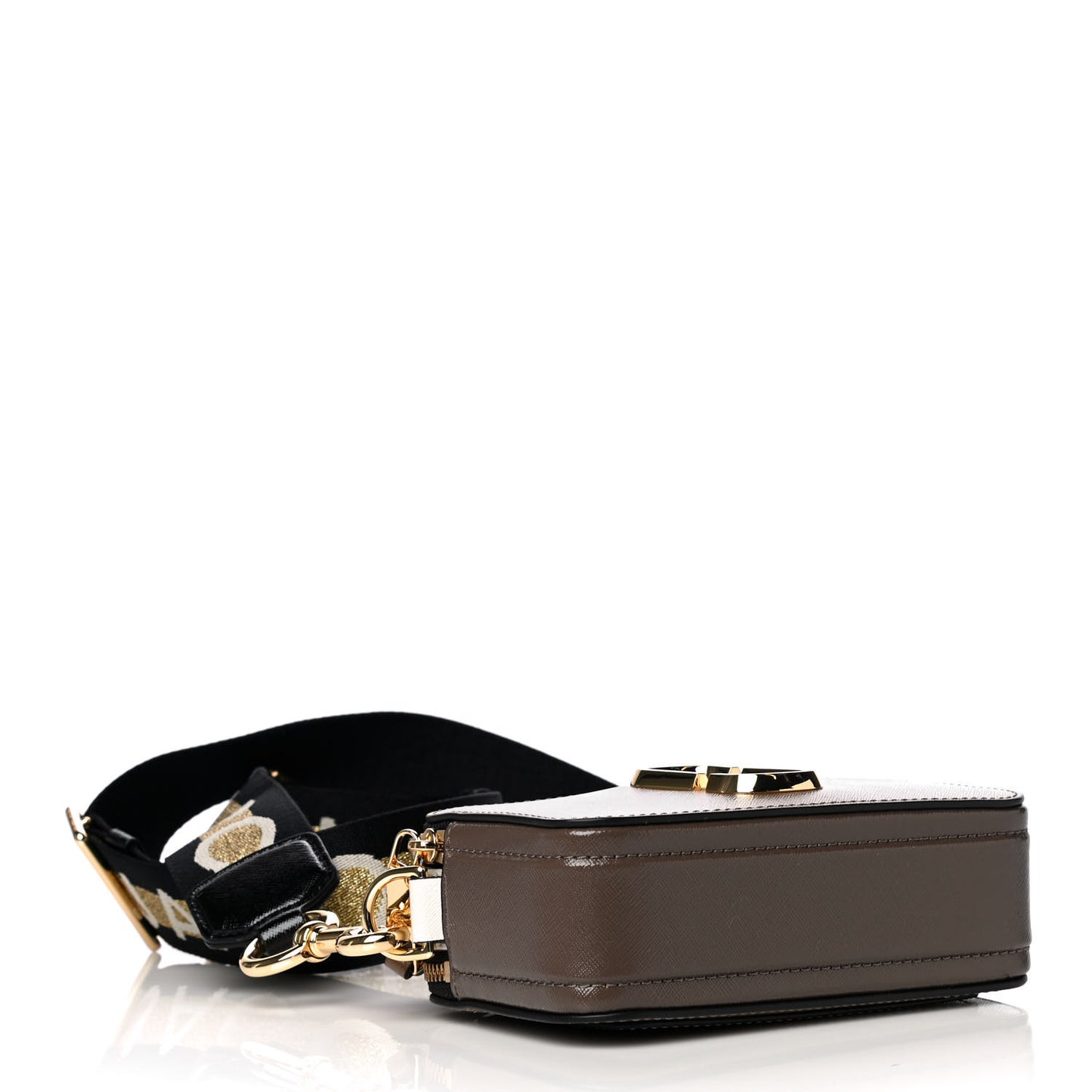 Saffiano Small Snapshot Camera Bag Sandcastle