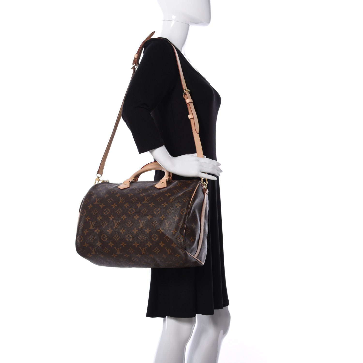 Louis Vuitton Monogram Speedy Bandouliere 35 2 of 9