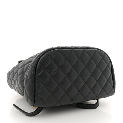 Chanel Calfskin Quilted Small Urban Spirit Backpack Black 4 of 11
