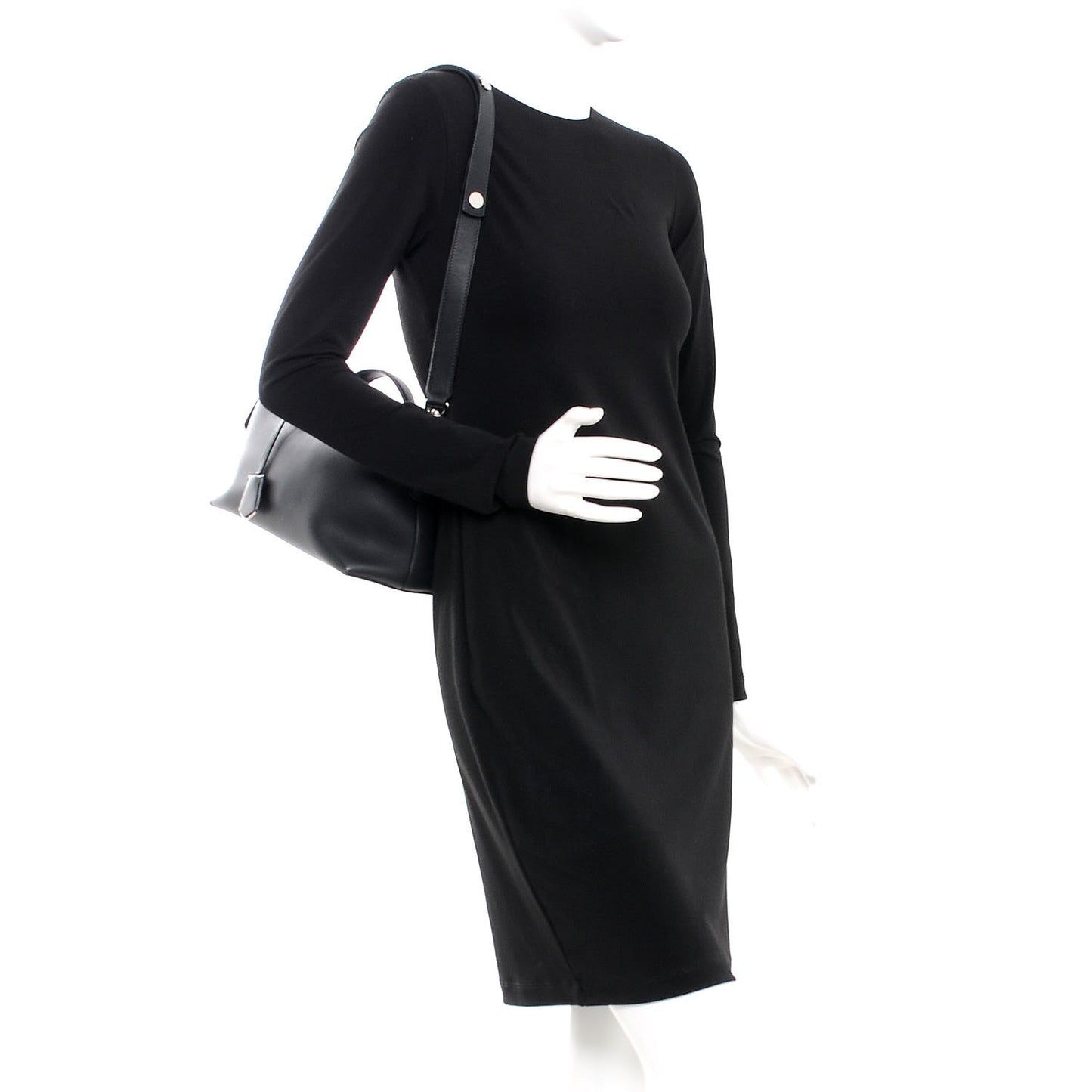 Vitello Dolce Medium By The Way Boston Bag Black