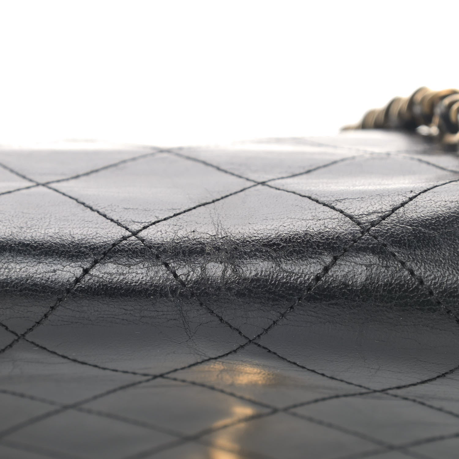 Chanel Lambskin Quilted Medium Single Flap Black 15 of 15