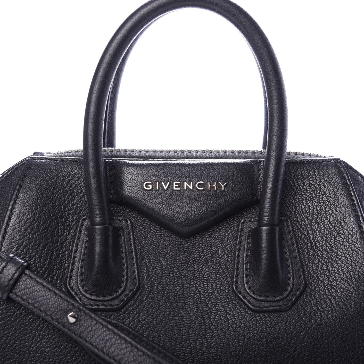 Givenchy Sugar Goatskin Mini Antigona Black 9 of 9