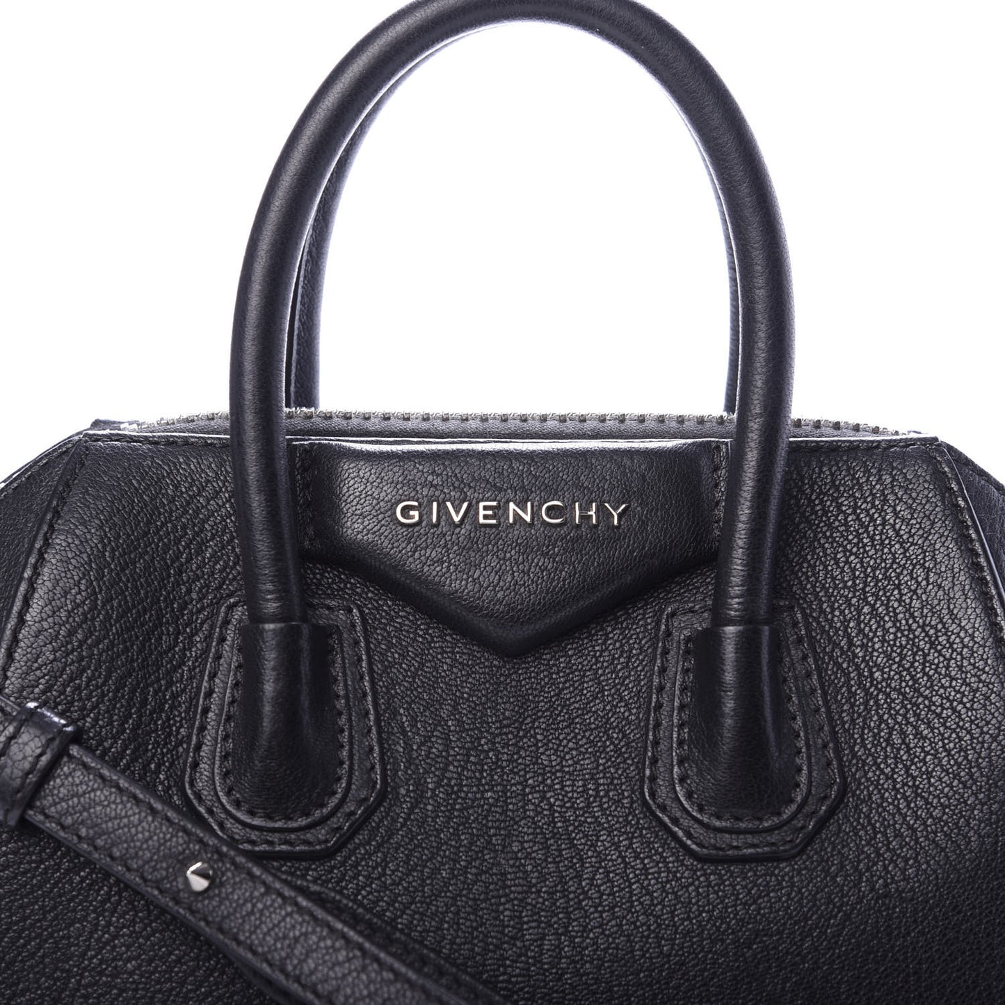Sugar Goatskin Mini Antigona Black