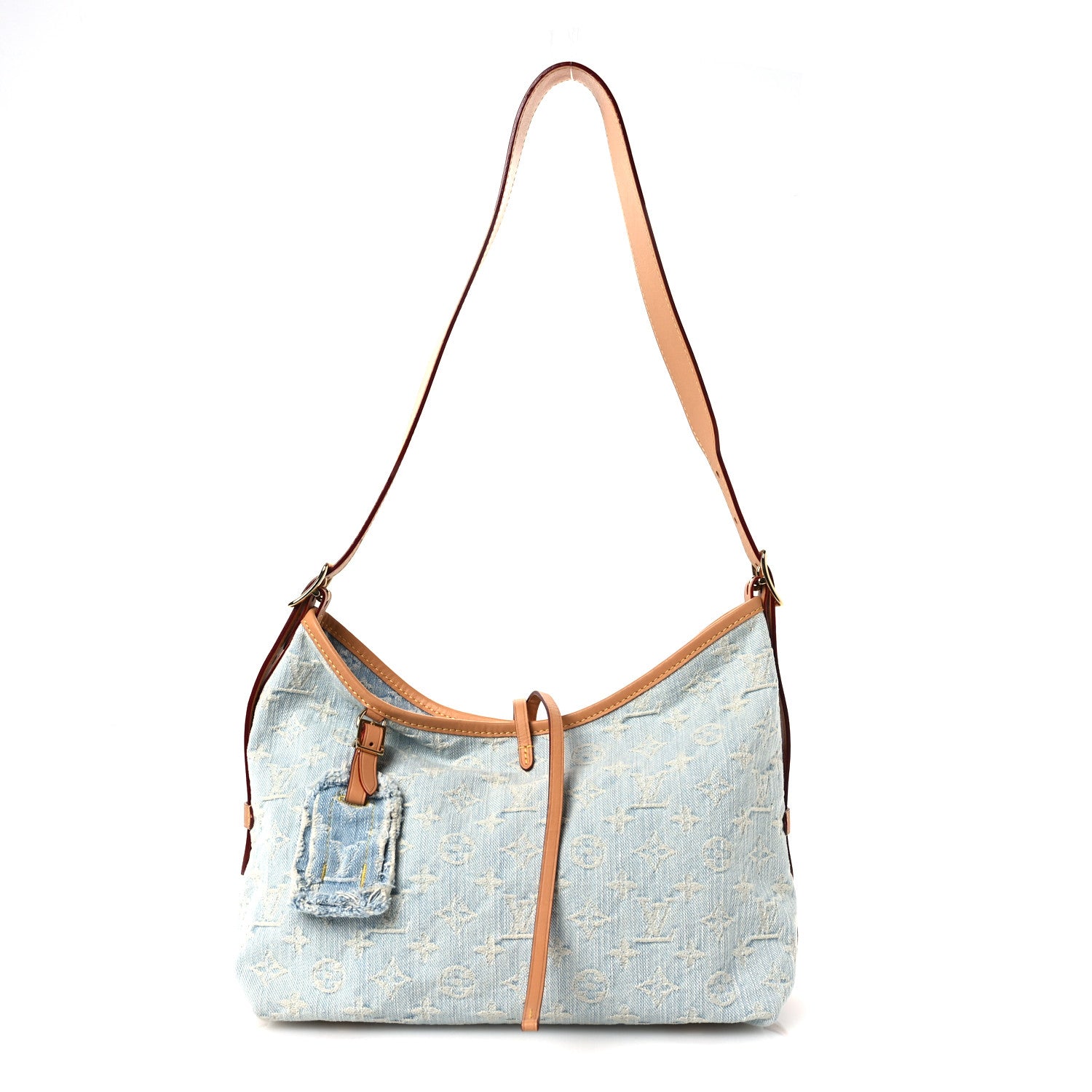 Louis Vuitton Monogram Denim CarryAll PM Sky Blue 1894286