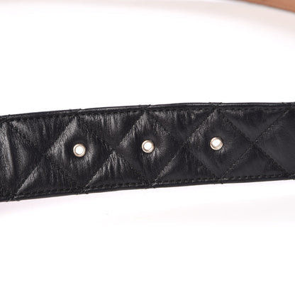 Chanel Lambskin Quilted CC Belt 85 34 Black 4 of 12