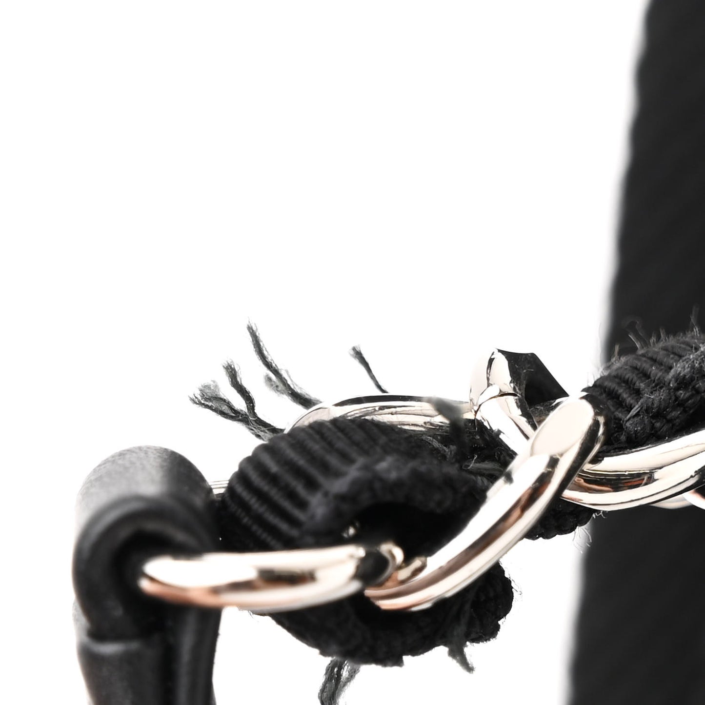 Canvas Pearl Medium Deauville Tote Black