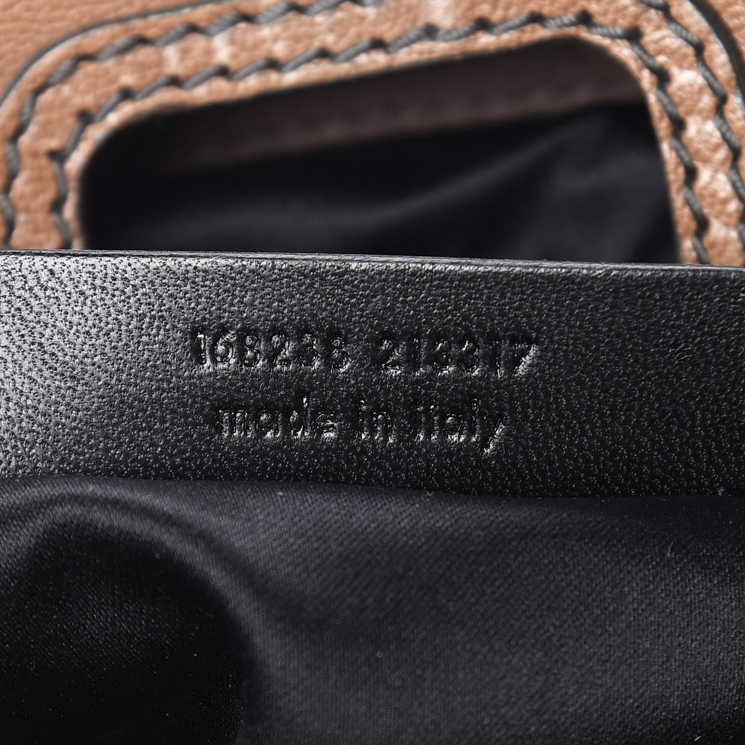 Saint Laurent Glazed Goatskin Muse Messenger Brown 8 of 18